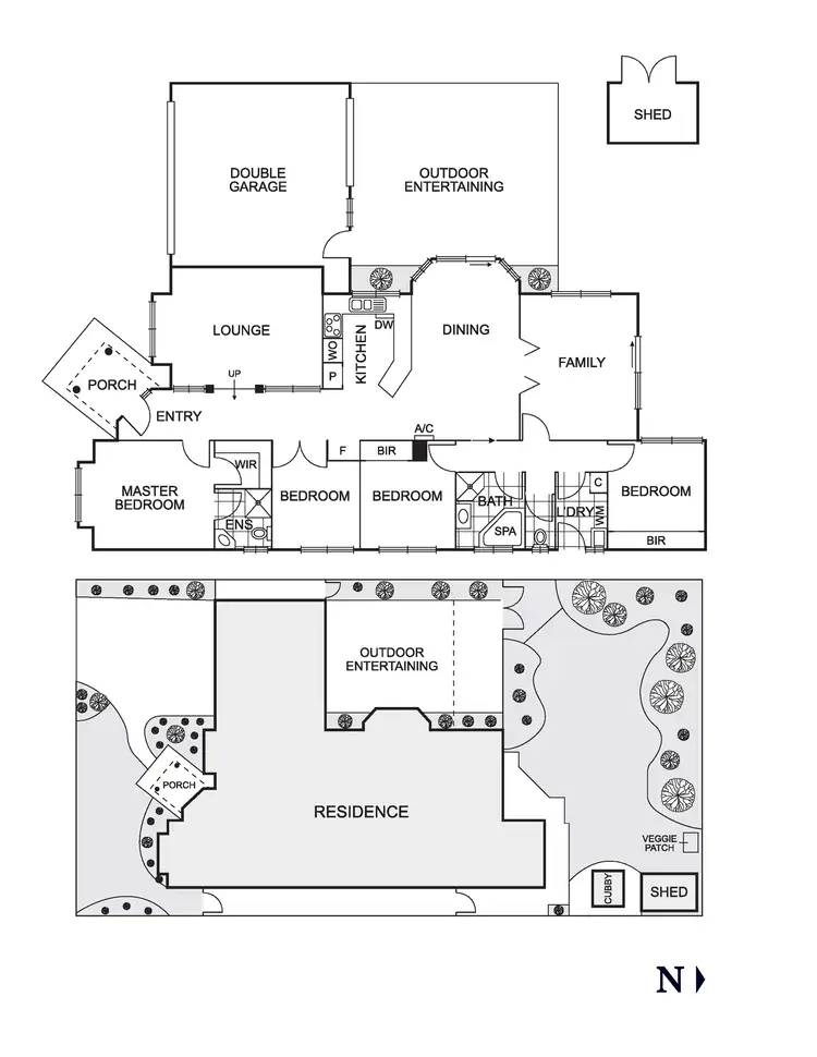 Floorplan of Homely house listing, 8 Penny Crescent, Hoppers Crossing VIC 3029