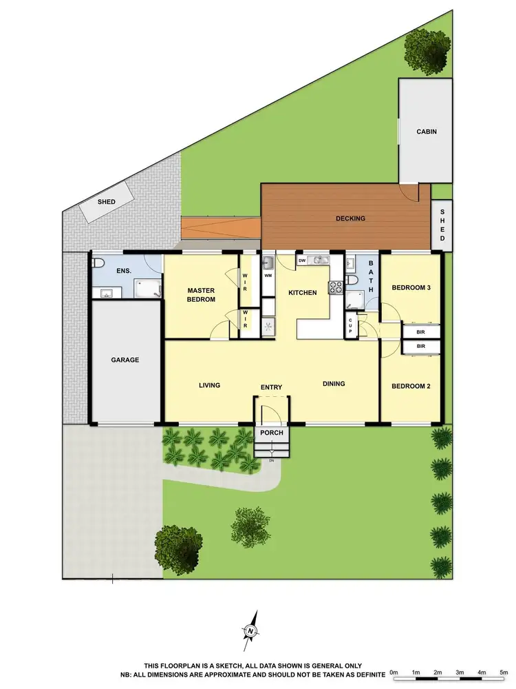 Floorplan of Homely unit listing, 75a Allanfield Crescent, Boronia VIC 3155