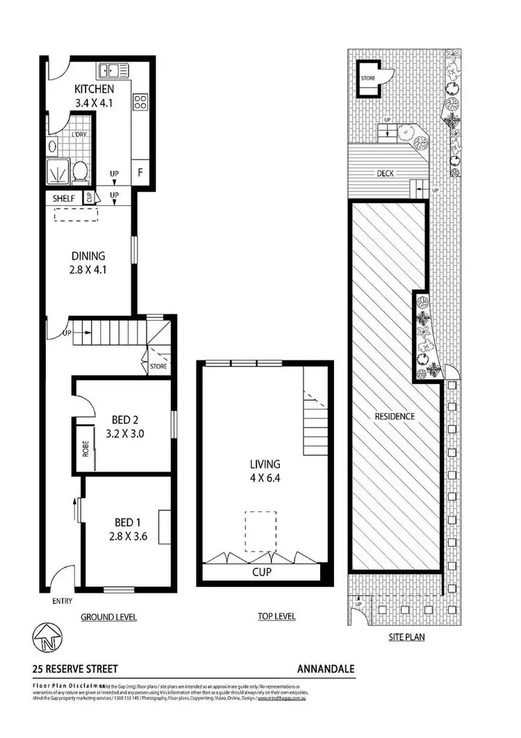 Floorplan of Homely house listing, 25 Reserve Street, Annandale NSW 2038