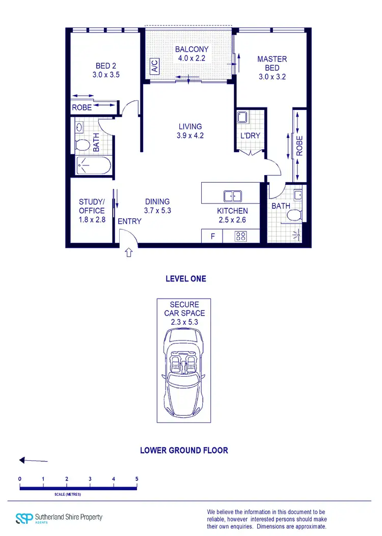 Floorplan of Homely apartment listing, 103/1 Foreshore Boulevard, Woolooware NSW 2230