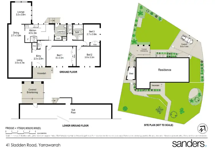 Floorplan of Homely house listing, 41 Sladden Road, Yarrawarrah NSW 2233