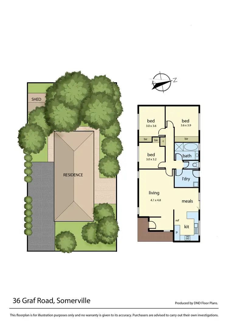Floorplan of Homely house listing, 36 Graf Road, Somerville VIC 3912