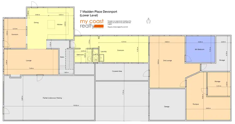 Floorplan of Homely house listing, 7 Madden Place, Devonport TAS 7310