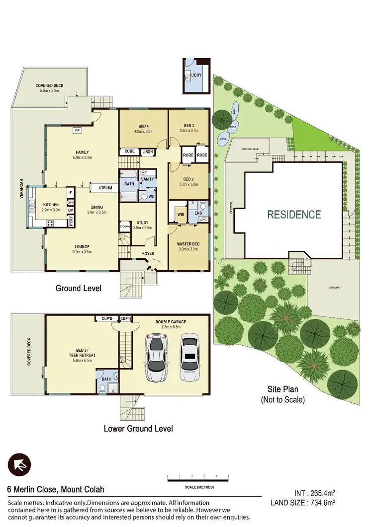 Floorplan of Homely house listing, 6 Merlin Close, Mount Colah NSW 2079