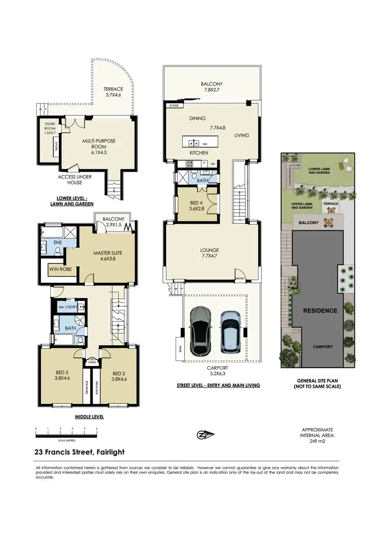 Floorplan of Homely house listing, 23 Francis Street, Fairlight NSW 2094