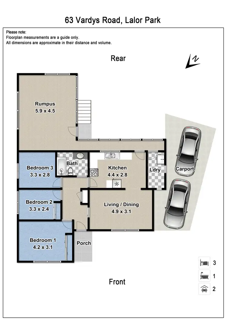 Floorplan of Homely house listing, 63 Vardys Road, Lalor Park NSW 2147