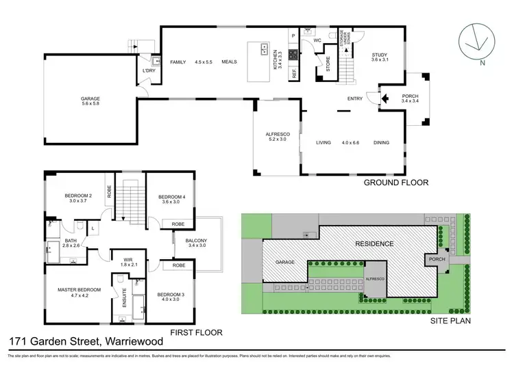 Floorplan of Homely house listing, 171 Garden Street, Warriewood NSW 2102