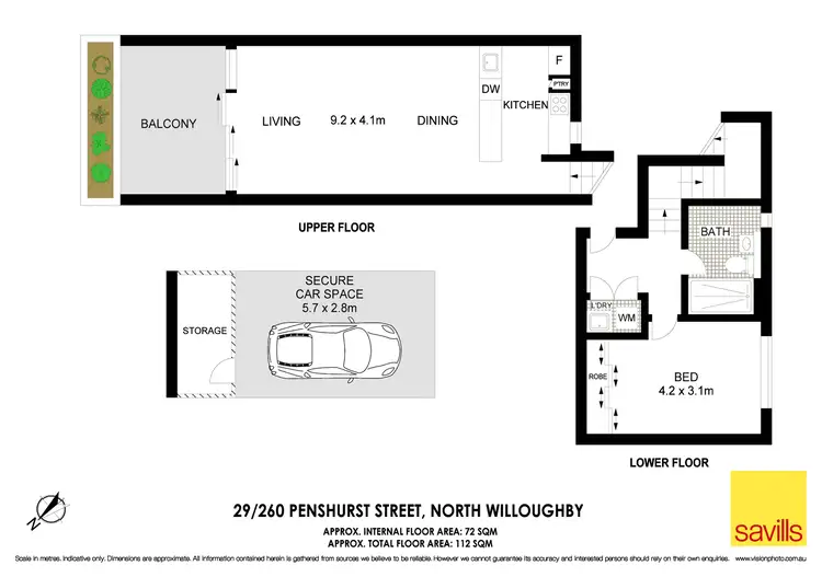 Floorplan of Homely apartment listing, 29/260 Penshurst Street, Willoughby NSW 2068