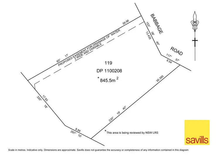 Floorplan of Homely land listing, 90 Babbage Road, Roseville Chase NSW 2069