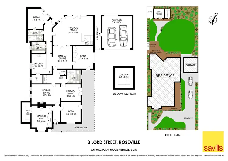 Floorplan of Homely house listing, 8 Lord Street, Roseville NSW 2069