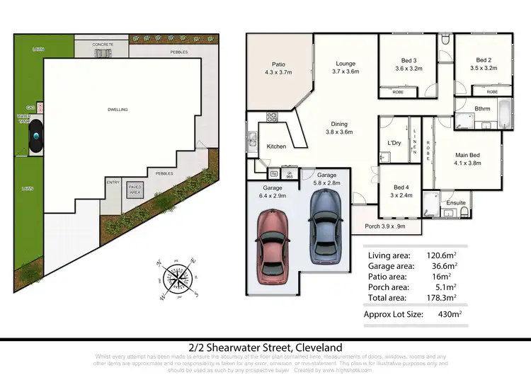 Floorplan of Homely house listing, Lot 2, 2 Shearwater Street, Cleveland QLD 4163