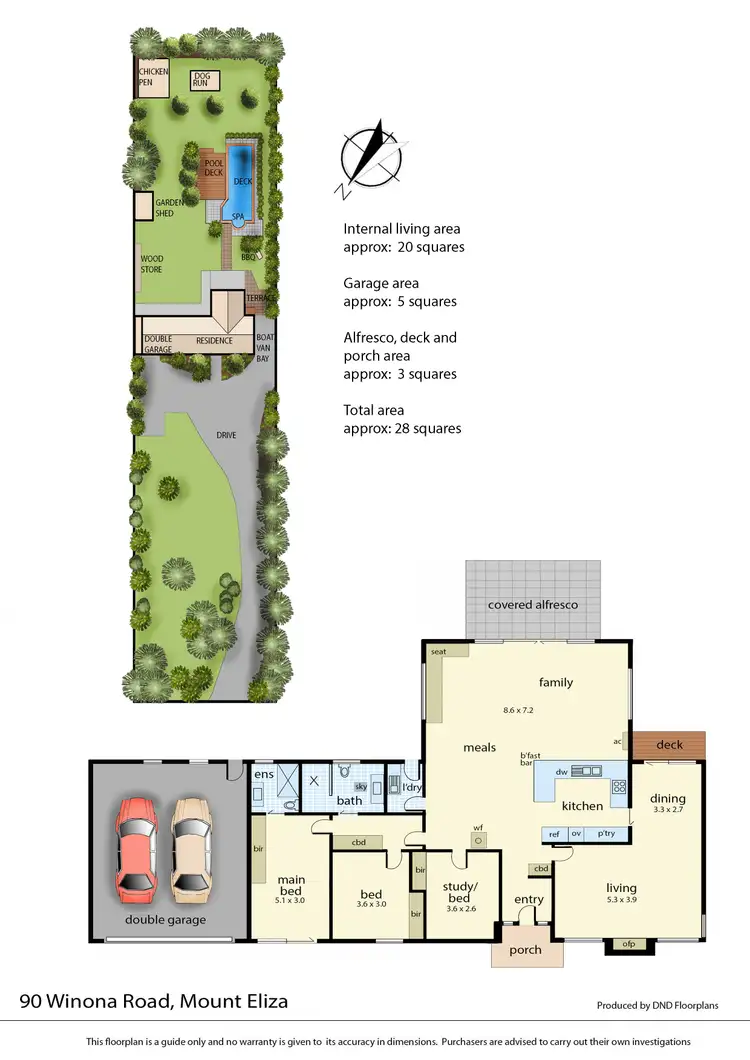 Floorplan of Homely house listing, 90 Winona Road, Mount Eliza VIC 3930