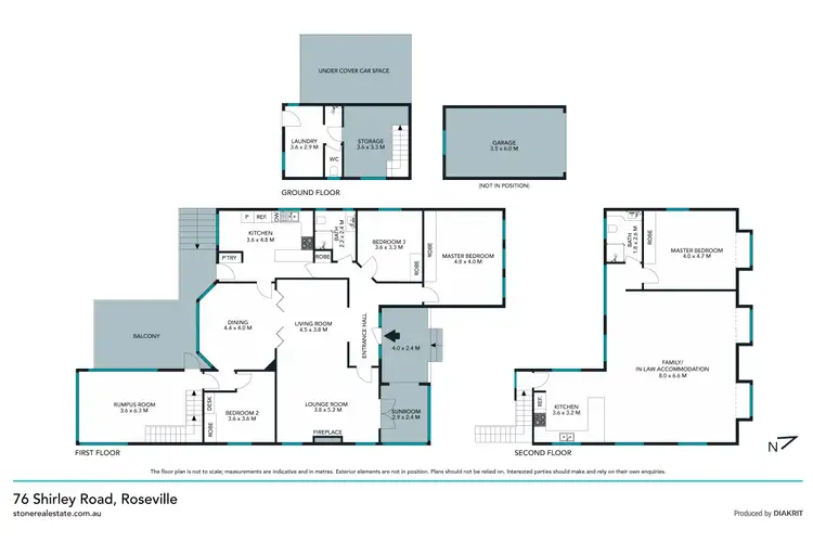 Floorplan of Homely house listing, 76 Shirley Road, Roseville NSW 2069