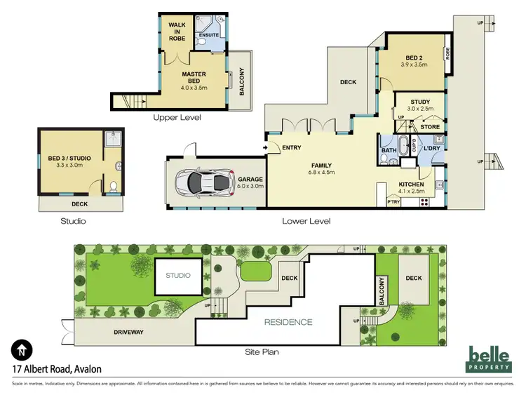 Floorplan of Homely house listing, 17 Albert Road, Avalon Beach NSW 2107