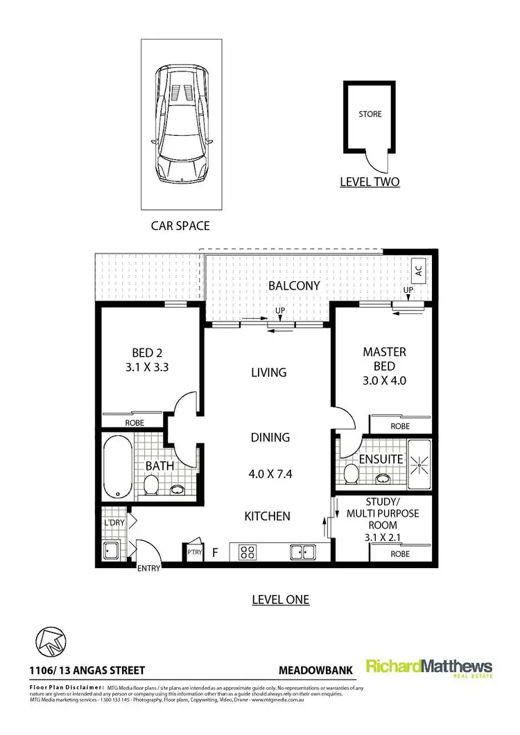 Floorplan of Homely apartment listing, 1106/13 Angas Street, Meadowbank NSW 2114