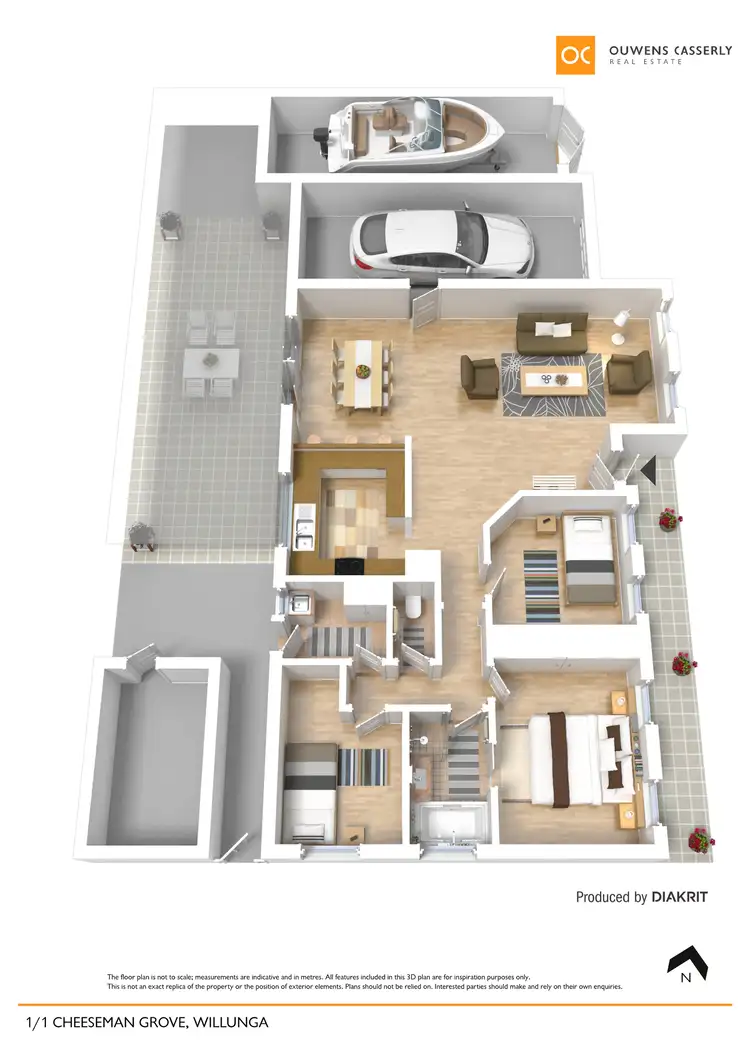 Floorplan of Homely house listing, 1/1 Cheeseman Grove, Willunga SA 5172