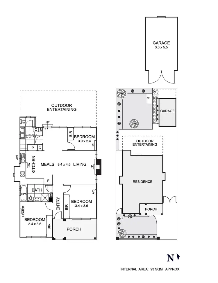 Floorplan of Homely house listing, 35 Kerferd Street, Coburg VIC 3058