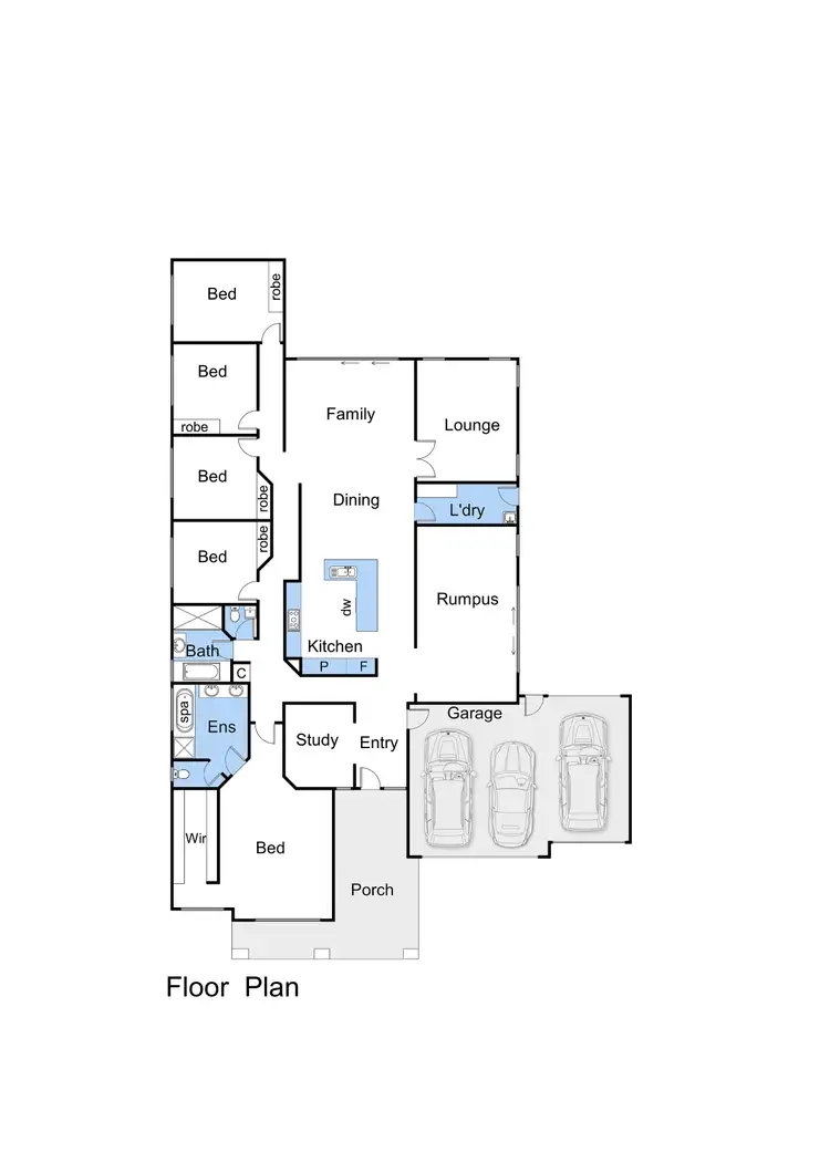 Floorplan of Homely house listing, 12 Marthas Ridge Drive, Mount Martha VIC 3934