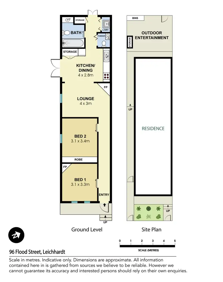 Floorplan of Homely house listing, 96 Flood Street, Leichhardt NSW 2040