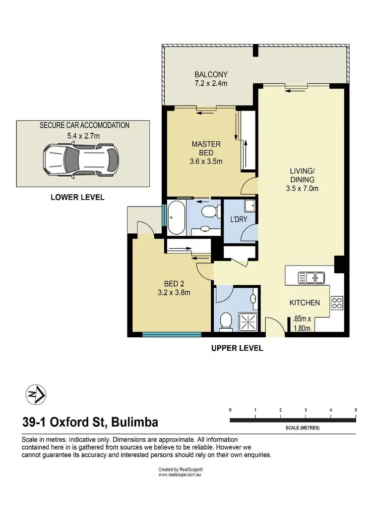 Floorplan of Homely unit listing, 39/1 Oxford Street, Bulimba QLD 4171