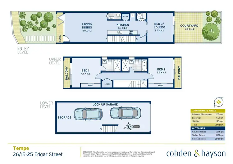 Floorplan of Homely house listing, 26/15-25 Edgar Street, Tempe NSW 2044
