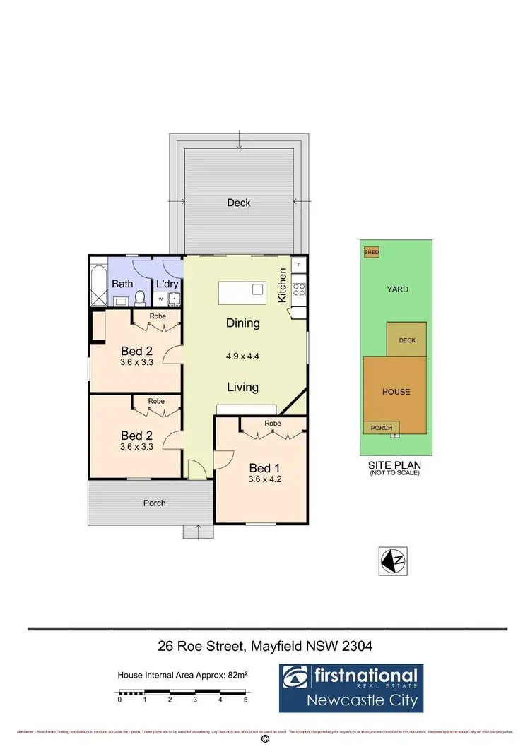 Floorplan of Homely house listing, 26 Roe Street, Mayfield NSW 2304