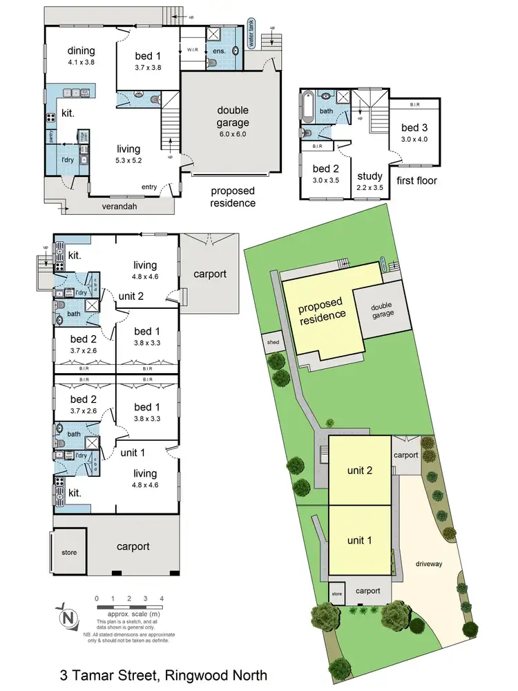 Floorplan of Homely house listing, 3 Tamar Street, Ringwood North VIC 3134