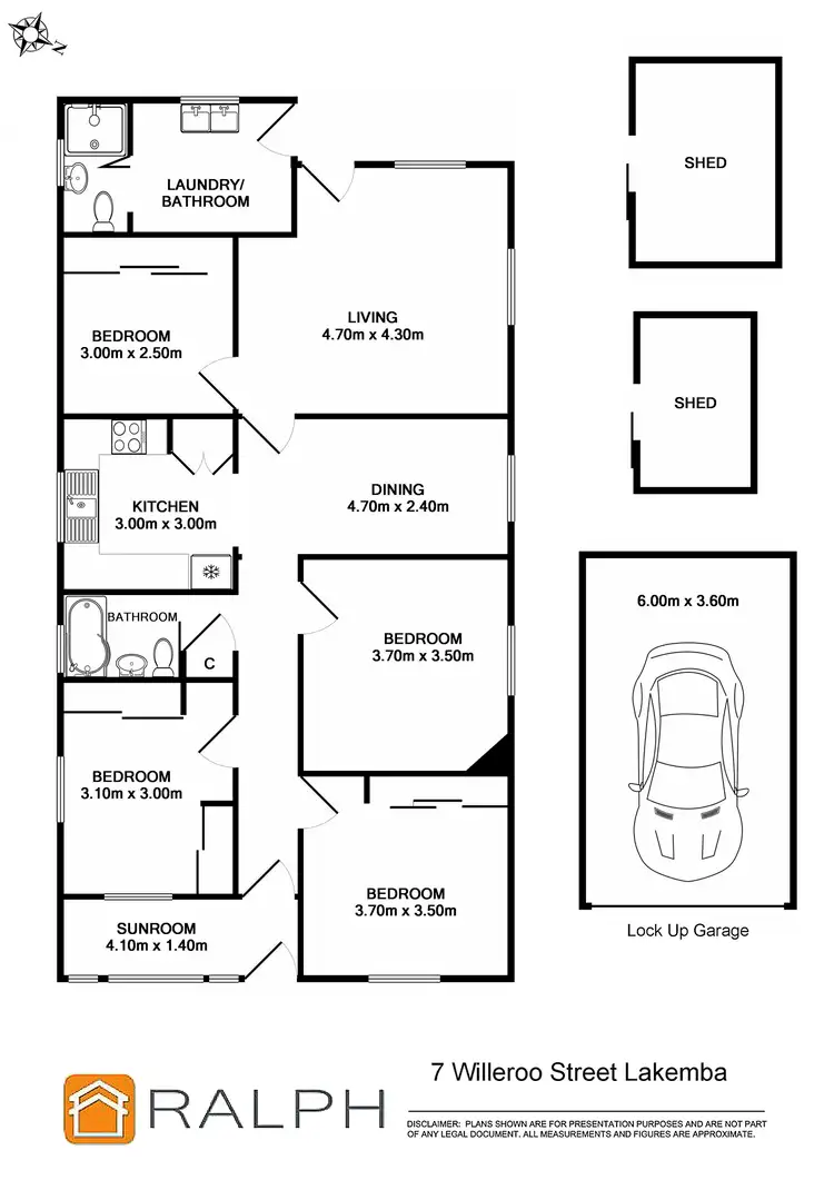 Floorplan of Homely house listing, 7 Willeroo Street, Lakemba NSW 2195