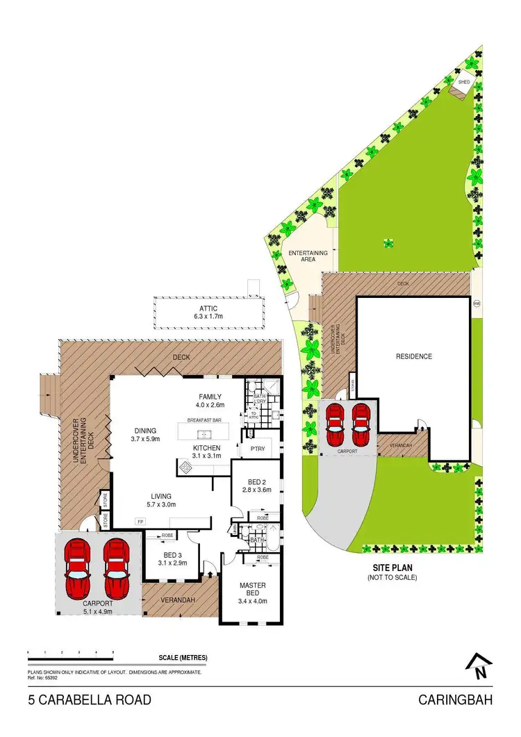 Floorplan of Homely house listing, 5 Carabella Road, Caringbah NSW 2229