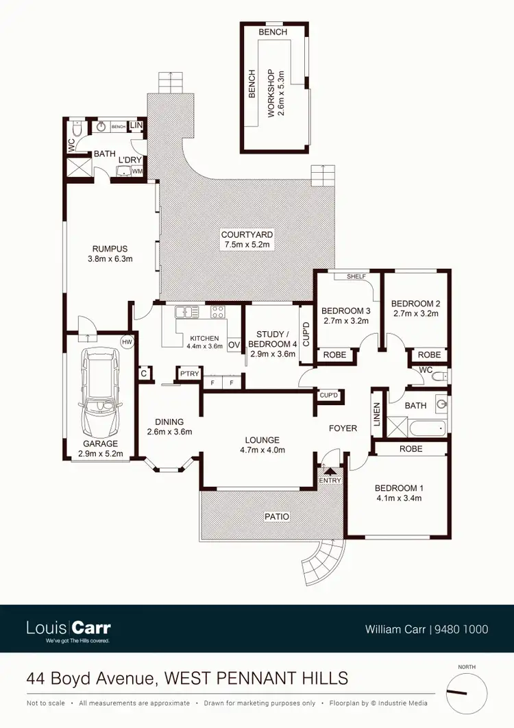 Floorplan of Homely house listing, 44 Boyd Ave, West Pennant Hills NSW 2125