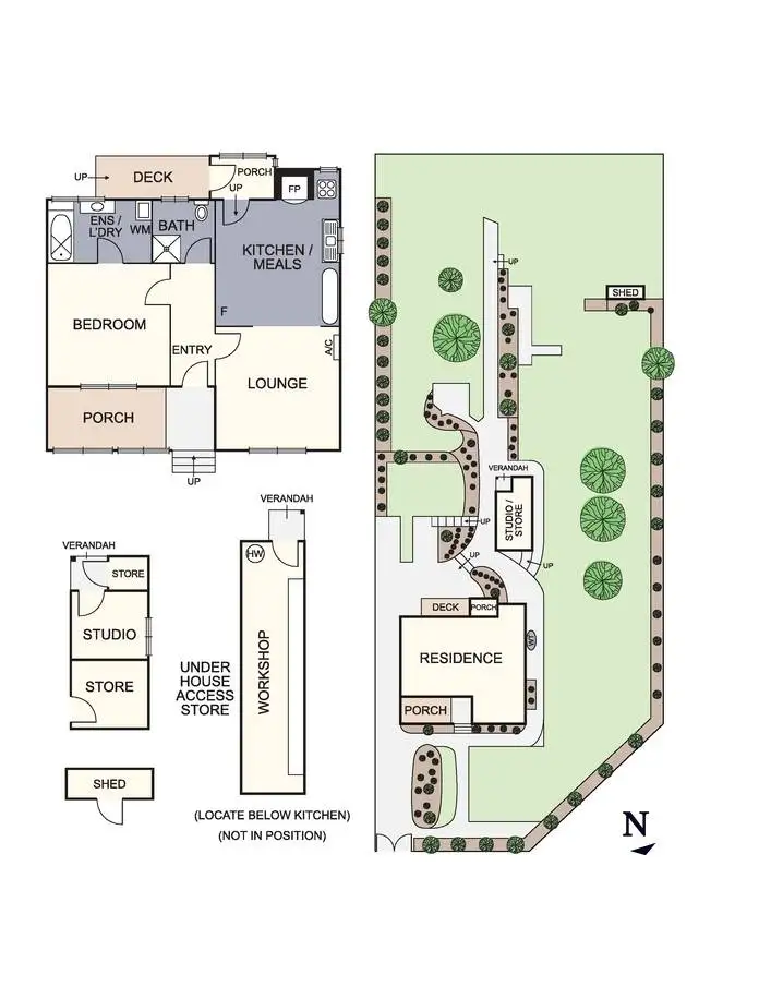 Floorplan of Homely house listing, 8 Upper Road, Wattle Glen VIC 3096