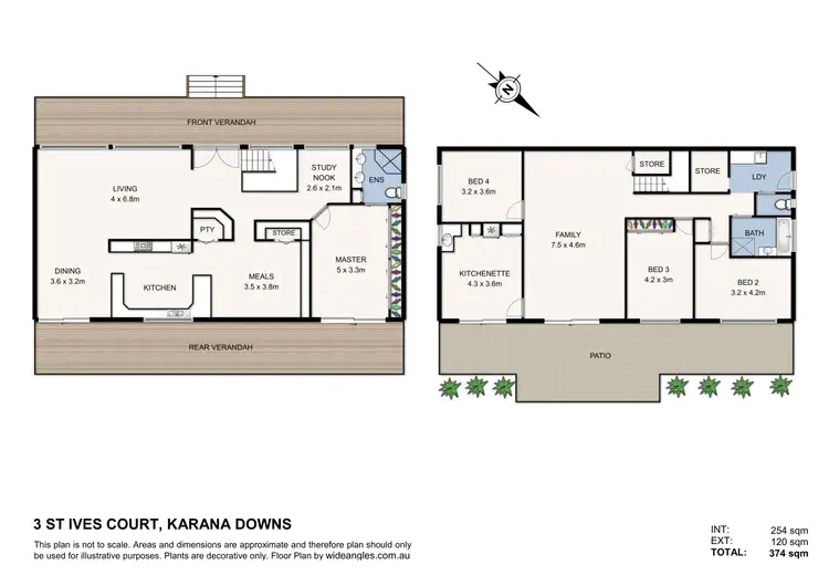 Floorplan of Homely house listing, 3 St Ives Court, Karana Downs QLD 4306