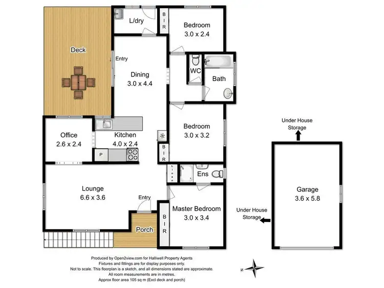 Floorplan of Homely house listing, 6 Tatiana Close, Devonport TAS 7310