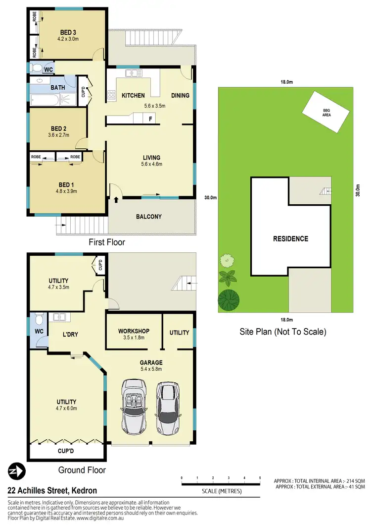 Floorplan of Homely house listing, 22 Achilles Street, Kedron QLD 4031
