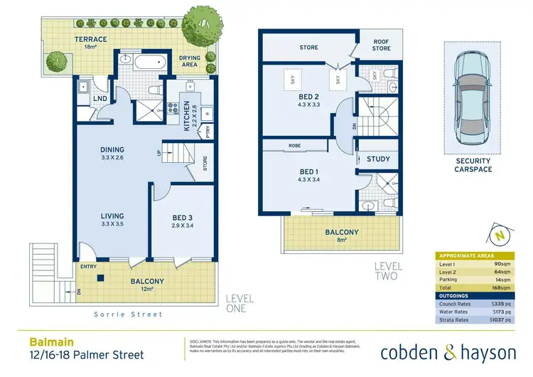 Floorplan of Homely house listing, 12/16-18 Palmer Street, Balmain NSW 2041