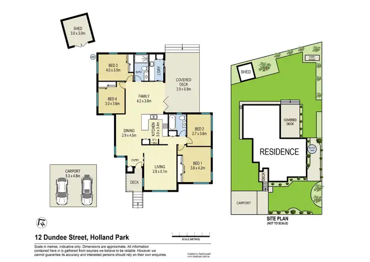 Floorplan of Homely house listing, 12 Dundee Street, Holland Park QLD 4121