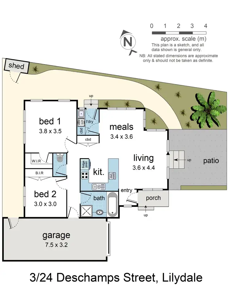Floorplan of Homely unit listing, 3/24 Deschamps Street, Lilydale VIC 3140