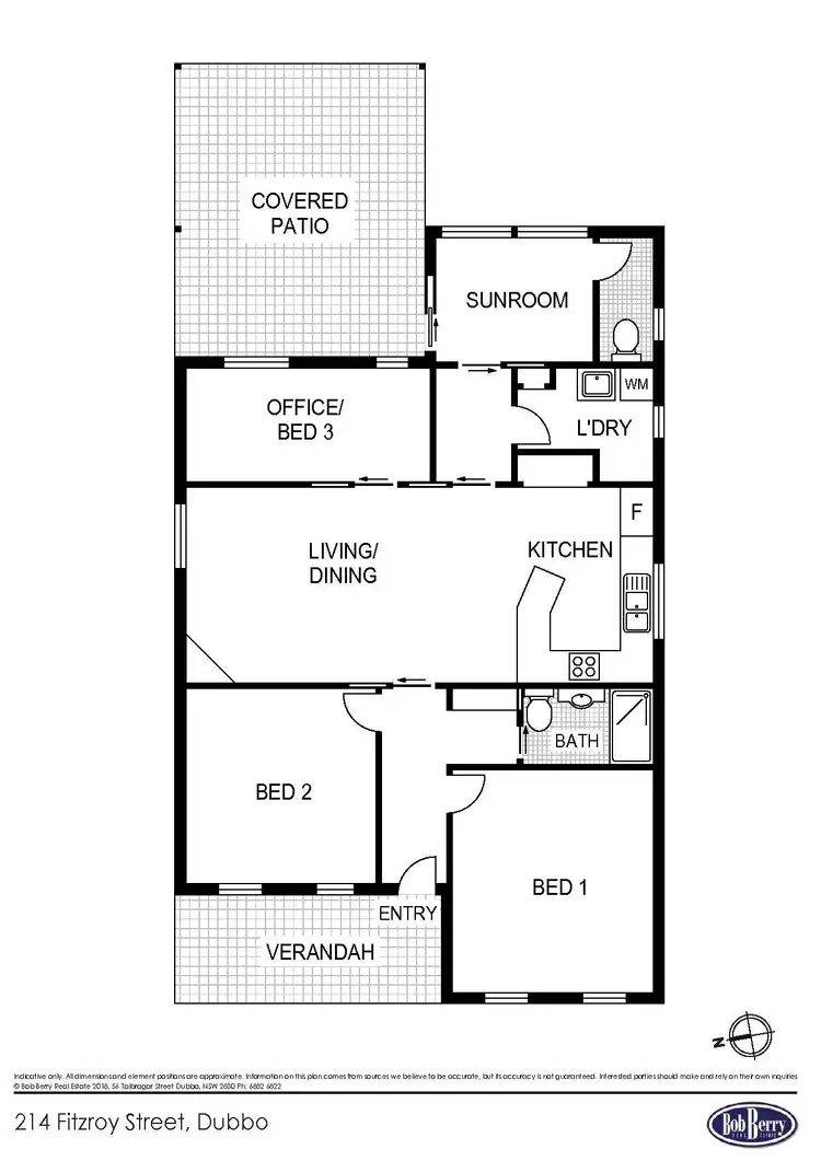 Floorplan of Homely house listing, 214 Fitzroy Street, Dubbo NSW 2830
