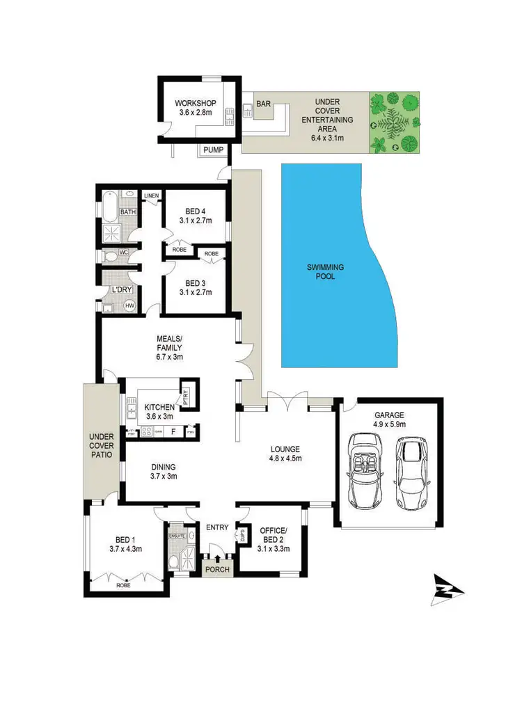 Floorplan of Homely house listing, 11 Perry Street, North Rocks NSW 2151