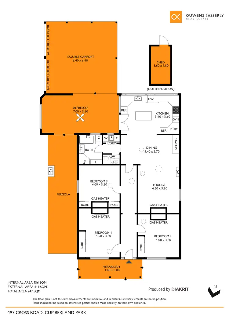 Floorplan of Homely house listing, 197 Cross Road, Cumberland Park SA 5041