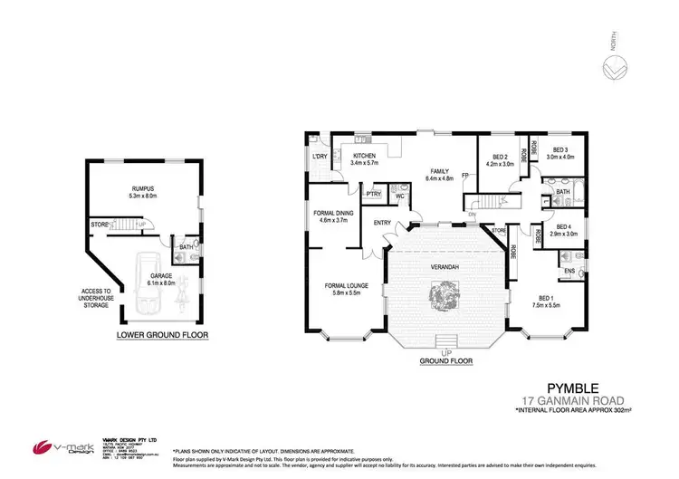 Floorplan of Homely house listing, 17 Ganmain Road, Pymble NSW 2073