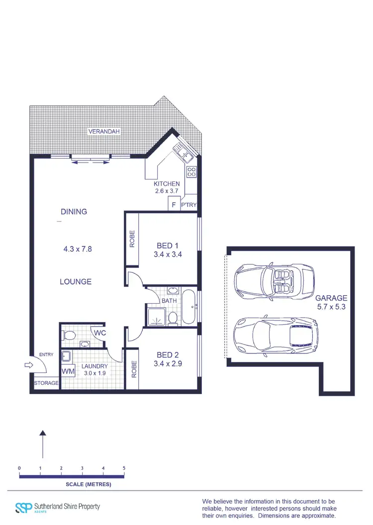 Floorplan of Homely apartment listing, 6/2 Clio Street, Sutherland NSW 2232