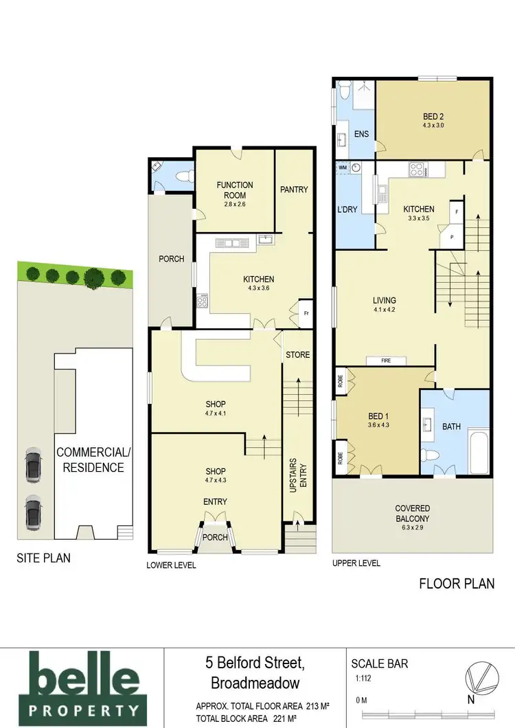 Floorplan of Homely house listing, 5 Belford Street, Broadmeadow NSW 2292