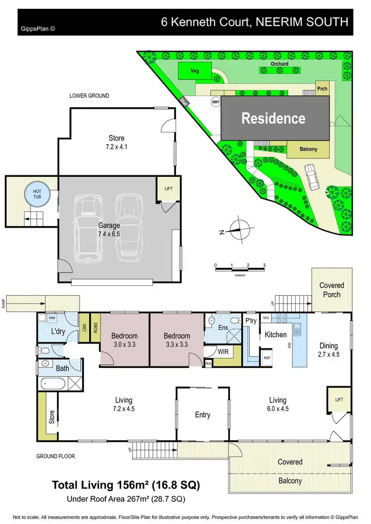 Floorplan of Homely house listing, 6 Kenneth Court, Neerim South VIC 3831
