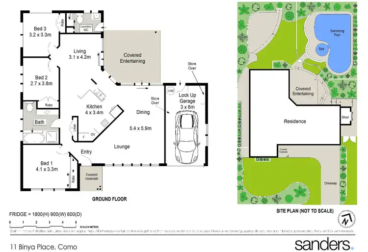 Floorplan of Homely house listing, 11 Binya Place, Como NSW 2226