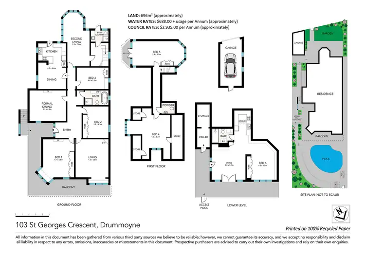 Floorplan of Homely house listing, 103 St Georges Crescent, Drummoyne NSW 2047