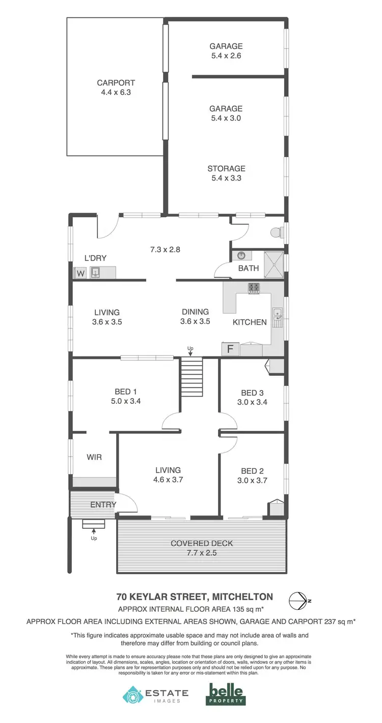 Floorplan of Homely house listing, 70 Keylar Street, Mitchelton QLD 4053