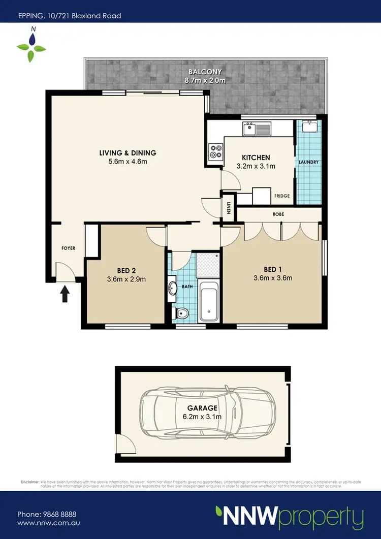 Floorplan of Homely apartment listing, 10/721 Blaxland Road, Epping NSW 2121