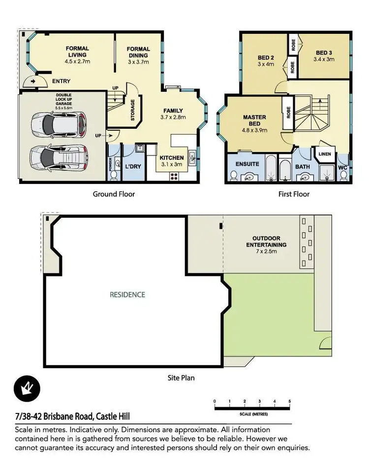 Floorplan of Homely townhouse listing, 7/38-42 Brisbane Road, Castle Hill NSW 2154