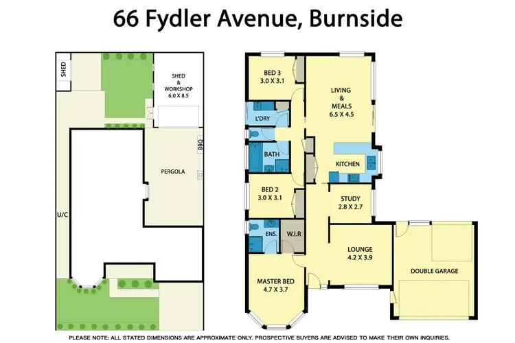 Floorplan of Homely house listing, 66 Fydler Avenue, Burnside VIC 3023